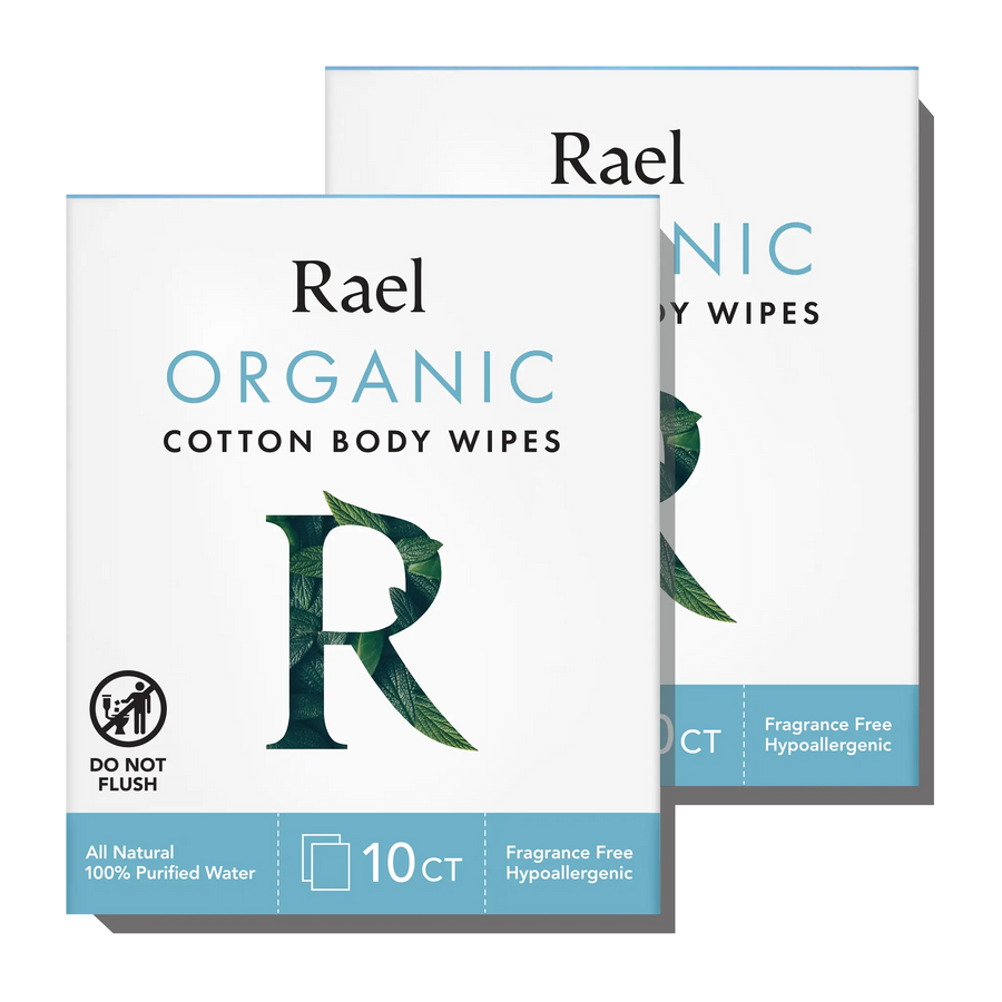 Organic Cotton Body Wipes - 2 Pack | G1043WMQ